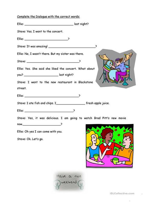 Dialogue Completion Practice Worksheets Class 8 Dialogue Writing Worksheets, Good Dialogue, Writing Sentences Worksheets, Learn To Write Cursive, Dialogue Writing, Printable Handwriting Worksheets, Alphabet Practice Worksheets, Number Worksheets Kindergarten, Letter Writing Practice