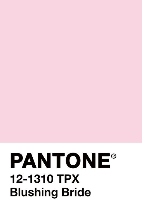 Pantone Blushing Bride, Blushing Bride, Color Names, Nook, Polymer Clay, Blush, Paint, Pink, Color