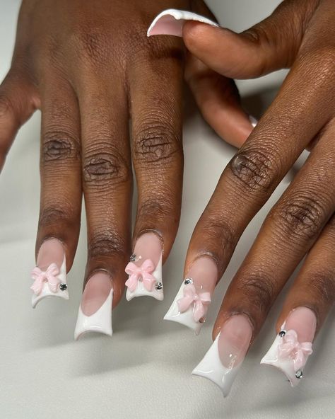 French tip duckies ❤️‍🔥❤️‍🔥 ❤️‍🔥 ❤️‍🔥 ❤️‍🔥 #gelxnails #gelxduckies #gelx Flare French Tip Nails, Short Duck Nails French Tip, Chic Nail Art, Nails Art Ideas, Duck Nails, Hard Nails, Nail Care Routine, Nail Essentials, White Tip