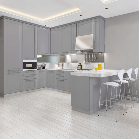 Nippon Paint Malaysia Colour Code: Lavender Grey 1307 #kitchen #nipponpaintmalaysia https://nipponpaint.com.my Nippon Paint Color Code, Paint Color Codes, Nippon Paint, Lavender Grey, Colour Code, Painting Kitchen Cabinets, Kitchen Set, Inspiration Boards, Kitchen Sets