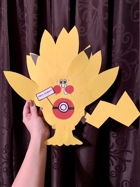 Pokemon Turkey In Disguise, Pikachu Turkey In Disguise, Disguise A Turkey Pikachu, Disguise A Turkey Pokemon, Turkey Disguised, Disguise A Turkey Project, Disguise Turkey, Munchkin Time, Turkey In Disguise