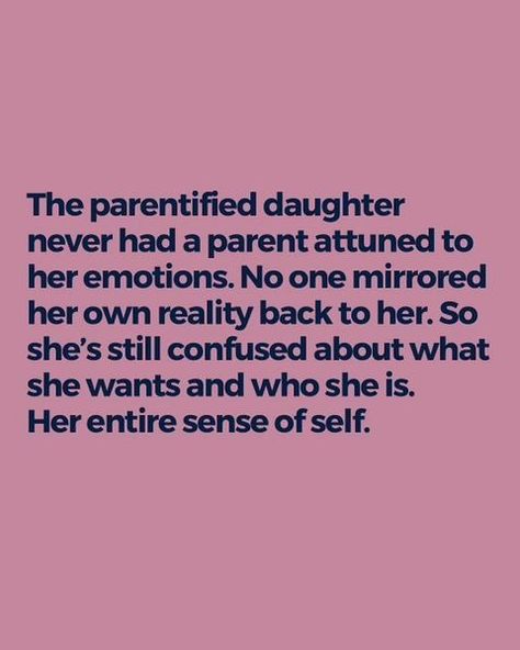 Dr. Nicole LePera (@the.holistic.psychologist) • Instagram photos and videos Parentified Daughter, Dr Nicole Lepera, Nicole Lepera, Holistic Psychologist, Mental Health Facts, Emotional Awareness, Daughter Quotes, Inner Healing, Coping Skills