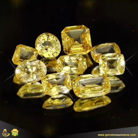 Sapphire Meaning, Forever Living Aloe Vera, Yellow Gems, Stone World, Lucky Stone, Yellow Gemstones, Ganesh Chaturthi, Yellow Stone, Gem Stones