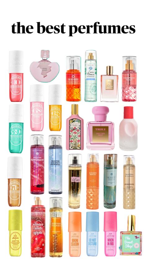 Shuffles Preppy, Best Perfumes, Perfume Organization, Sephora Skin Care, Fragrances Perfume Woman, Beauty Routine Tips, Bath And Body Works Perfume, Perfect Skin Care Routine, Pretty Skin Care