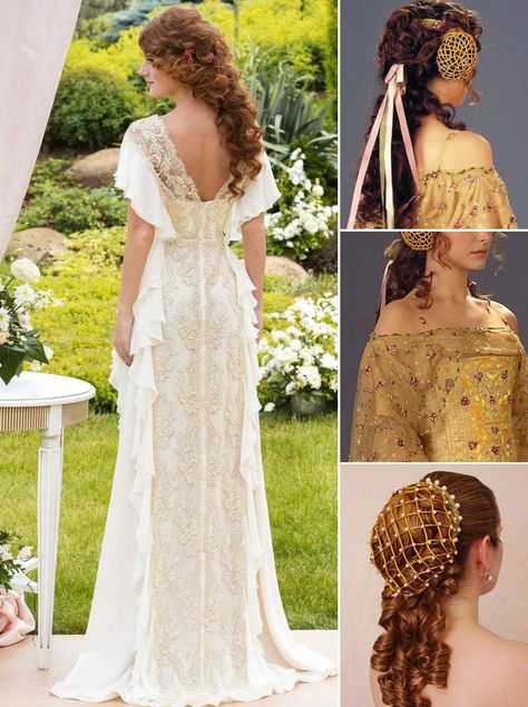 Star Wars Wedding Dress, Star Wars Wedding Ideas, Star Wars Inspired Wedding, Star Wars Hair, Hairstyles With Veil, Inspired Wedding Dress, Star Wars Wedding Theme, Nerdy Wedding, Star Wars Wedding