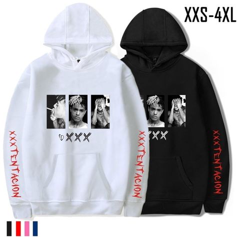 Xxxtentacion Hoodie, Hip Hop Hoodies, Harajuku Men, Sports Wear Women, Color Block Sweatshirt, Style Streetwear, Hoodies For Sale, Cotton Hoodie, Oversize Hoodie