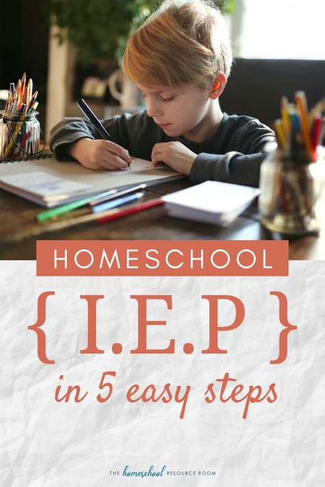 How to Create a Homeschool IEP- 5 Easy Steps to Success Homeschool Special Needs, Homeschool Iep, Homeschool Motivation, Special Education Curriculum, Special Education Organization, Special Education Law, Homeschool Portfolio, Middle School Special Education, Secular Homeschool