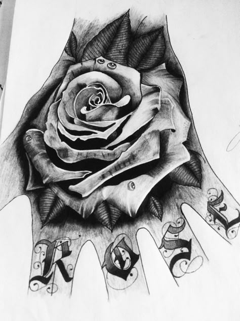 Fist Tattoo, Tattoo Main, Hand Tattoo Designs, American Traditional Tattoo Ideas, Rose Drawing Tattoo, Traditional Tattoo Ideas, Rose Hand Tattoo, Tattoo Lettering Design, Rose Tattoos For Men