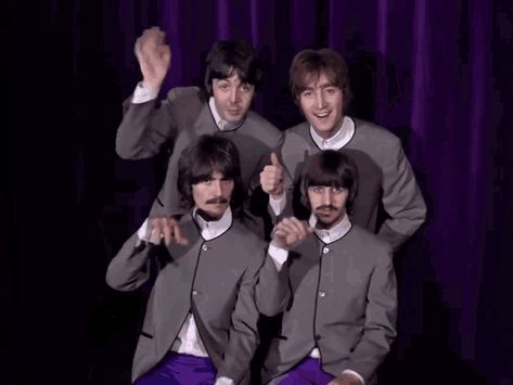 The Beatles Hello Goodbye GIF - TheBeatles HelloGoodbye Goodbye - Discover & Share GIFs Hello Goodbye Beatles, Beatle Juice, The Beatles 1, All My Loving, Hello Goodbye, Beatles Pictures, Cover Band, The Fab Four, Ringo Starr