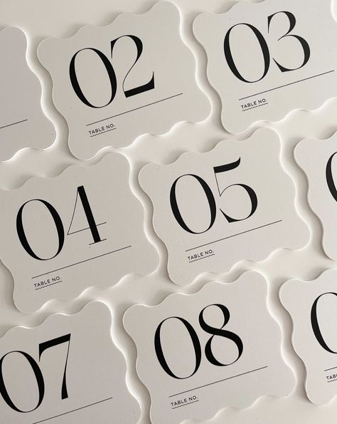 Invites Design, Custom Table Numbers, Jane Hill, Event Stationery, Wedding Graphics, 달력 디자인, Stationery Inspiration, Wedding Branding, Wedding Signage