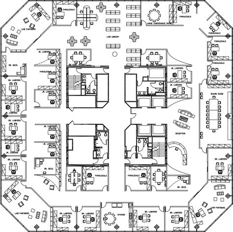 Pelli Law Firm by Sara Nolting at Coroflot.com Law Firm Office, Law Office Design, Office Redesign, Office Floor Plan, Plan Layout, Office Plan, Office Wallpaper, Office Space Design, Office Floor