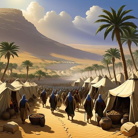 In Numbers 33:20 in the New Living Translation, it recounts the journey of the Israelites as they traveled through the wilderness. This particular ver... -  #Journey #numbers #wilderness Israelites In The Wilderness, Hijrah Islam, Dark Images, Islamic Cartoon, They Left, Bible Scripture, The Wilderness, Video Image, Unique Image