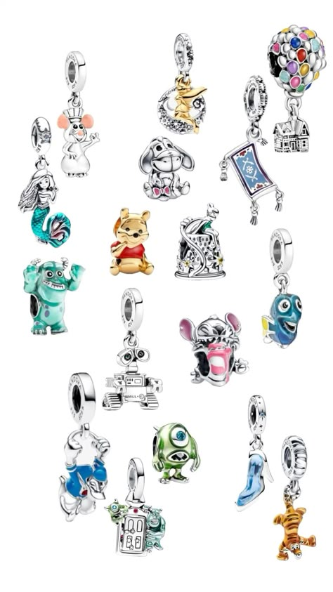 disney, walt disney, charms, pandora, disney charms, charm braclet, monster university, aladin, ariel, ratatouille, tinkerbell, cinderella, dori, up Pandora Stitch Charm, Disney Charms Pandora, Pandora Charms Disney Princess, Cute Pandora Charms, Pandora Bracelet Disney, Charms Pandora Disney, Pandora Disney Bracelet, Disney Pandora Charms, Pandora Disney Charms