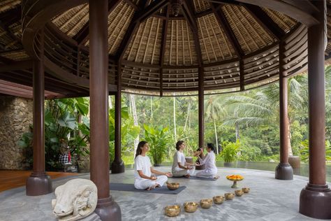 Sound Healing Therapy at Mandapa, a Ritz-Carlton Reserve. Photo: Handout Ritz Carlton Bali, Disconnect To Reconnect, Foundation Design, Luxury Hotel Spa, Health Retreat, Bali Resort, Siargao, Digital Detox, Healing Therapy