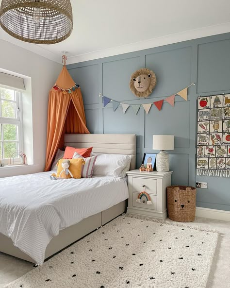 Toddler Boy Blue Room, Toddler Blue Room, Toddler Boy Paint Room Ideas, Toddler Boy Room Paint Ideas, Blue Toddler Girl Room, Blue Toddler Room Boy, Toddle Room, Young Boy Bedroom