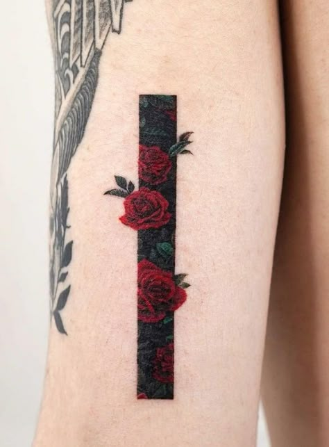 Art Inspired Tattoos, Cuff Tattoo, Rose Tattoos For Men, Soul Tattoo, Drawing Architecture, Red Rose Tattoo, Greek Tattoos, Tatuaje A Color, Tattoo Desings