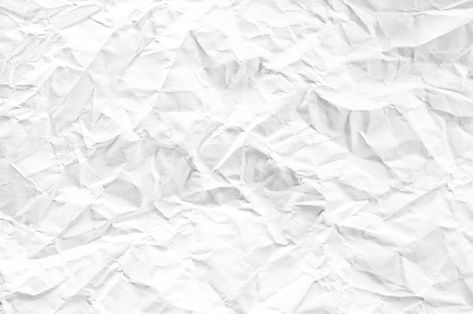 White crumpled space paper textured back... | Premium Photo #Freepik #photo #background #texture #paper #note Crumpled Paper Background, Crumpled Paper Textures, Crushed Paper, Paper Texture Background, Wrinkled Paper, Photoshop Tutorial Graphics, Photoshop Youtube, Photoshop Video, Crumpled Paper