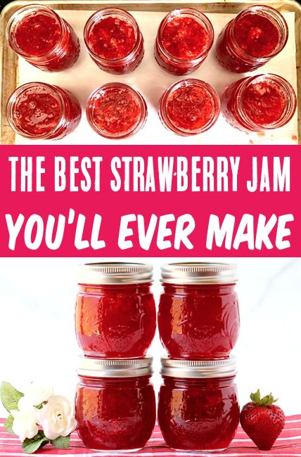 Make Strawberry Jam, Canning Jam Recipes, Easy Strawberry Jam, Canned Strawberries, Home Canning Recipes, Strawberry Jam Recipe, Jam Recipes Homemade, Canning Jam, Canning Food Preservation