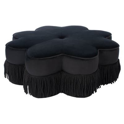 Buy Ottomans & Storage Ottomans Online at Overstock | Our Best Living Room Furniture Deals Salon Shabby Chic, Dreamy Design, Pouffe Ottoman, Loft Stil, Black Ottoman, Velvet Ottoman, Nursery Chair, Style Loft, Cocktail Ottoman