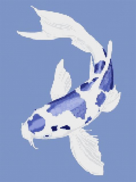 Large Pixel Art Pattern, فن النسيج, Colorwork Chart, Animal Knitting Patterns, Tapestry Crochet Patterns, Pixel Pattern, Crochet Tapestry, Diy Crochet Projects, Cross Stitch Patterns Free