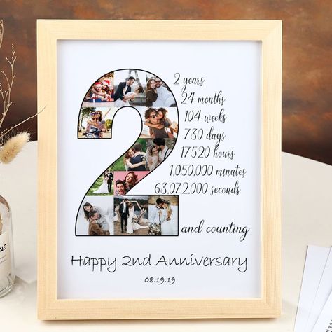 2nd year anniversary gift,2 year anniversary gifts for him,anniversary gifts for boyfriend of 2 years Personalized anniversary gift, customized first anniversary collage gift Frame size: 10 inches Purchase process We need 12 photos from you Enter any custom text in the bottom text and enter the date in the custom box. Anniversary Photo Album Ideas, 2nd Anniversary Gift Ideas For Him, 2 Year Anniversary Gifts, 2 Year Anniversary Gifts For Him, Anniversary Gift Ideas For Him Boyfriend, Anniversary Collage, Anniversary Photo Album, 2 Year Anniversary Gift, Anniversary Crafts