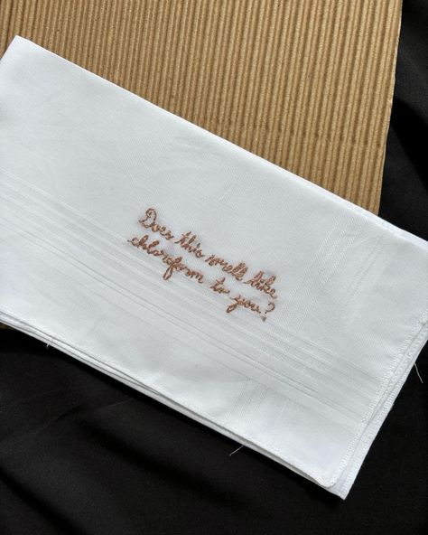 Custom embroidered men’s handkerchief Valentine’s day drop #1 ❤️ Swipe for designs Priced at ₹250 . . . #handembroidery #customembroidery #embroideredkerchief #artbychahat Embroidered Hankerchief, Embroidery Handkerchief, Handkerchief Embroidery, Feb 25, Wedding Spain, Embroidered Handkerchief, January 27, Artist On Instagram, Custom Embroidery