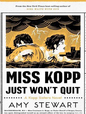 Ah, the persistent, witty, determined "always get her man" Deputy Constance Kopp. Having to prove herself over and over again to her male colleagues, the press, and multiple critics, she still pushes on. ...Fans of the early days of women's independence and novels like THE ALIENIST will fall for this great series.  To read the full review see: kimsbookstack.com  To check out the book see: laketravislibrary.org   #laketravis #library #bookwelove Amy Stewart, Deputy Sheriff, Stormy Night, Book Print, Historical Fiction, Fiction Books, Bestselling Author, Book Club, New Books