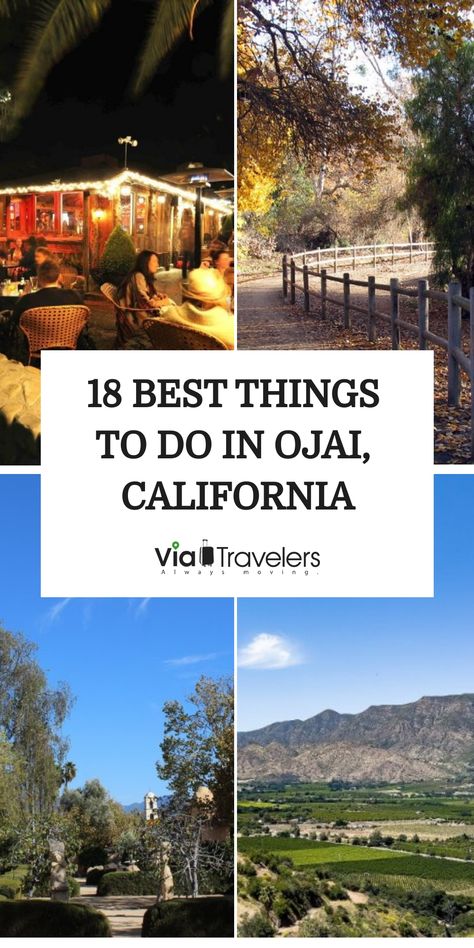 Are you planning a vacation in California? Check out the beautiful town of Ojai. Here are the fun and best things to do in Ojai, California. Ojai California Things To Do, Vacation In California, Sister Trip, Ojai California, Planning A Vacation, Beautiful Town, California Vacation, Babymoon, Travel And Leisure