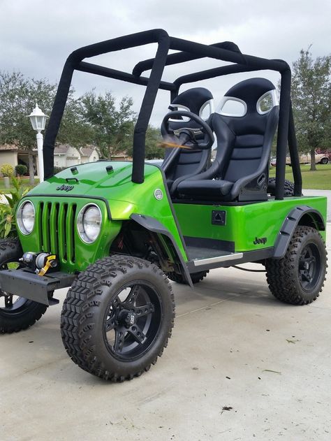 EZGO TXT 2011 Golf Cart. ONE of a kind. Custom body and paint. Must see to appreciate. If you are looking for a golf cart you can take somewhere and turn heads, look no further. 48 volt, six inch lift kit, 14 inch rims, custom steering wheel, removable bi Golf Cart Repair, Golf Cart Bodies, Cart Battery, Custom Golf Carts, Golf Carts For Sale, Golf Cart Batteries, Electric Golf Cart, Golf Cart Accessories, Vintage Bar Carts