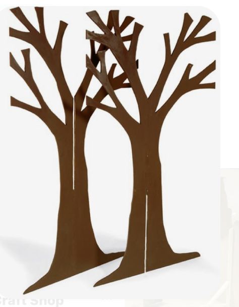 Trees Made Out Of Cardboard, Cardboard Trees Diy How To Make, Cardboard Trees, Cardboard Tree, Family Tree Craft, Tree Props, Magazine Display, Thankful Tree, 3d Tree