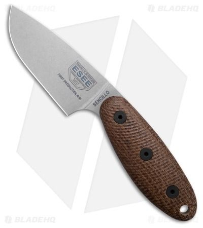 ESEE Knives Sencillo MagnaCut Fixed Blade Knife Micarta Simple Knife, Micarta Handles, Kydex Sheath, Kydex, Fixed Blade Knife, Knife Making, Everyday Carry, Camping Gear, Bushcraft