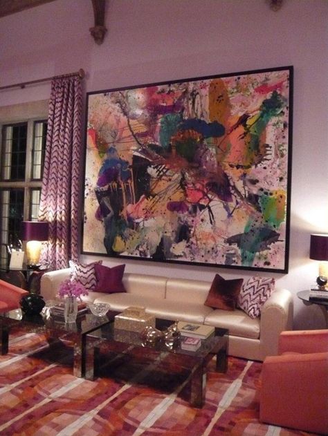 Go Big! Luxe Magazine, South Shore Decorating, Custom Blinds, Oversized Art, Big Art, Interior Art, Art Display, Abstract Art Painting, Soho