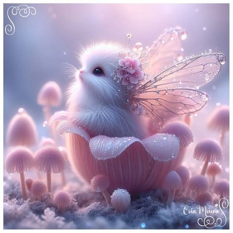 Little Creatures and the pink garden 🩷🧚 Pink Fairy, Faery Art, Monster Characters, Animated Animals, Cute Fantasy Creatures, Beautiful Wallpapers Backgrounds, Magical Art, Beautiful Fairies, Cute Monsters