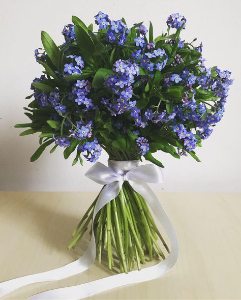 Forget Me Not Floral Arrangement, Wedding Bouquets With Forget Me Nots, Wedding Flowers Forget Me Nots, Wedding Forget Me Not, Wedding Bouquet Forget Me Nots, Forget Me Not Flower Arrangements, Forget Me Not Bridal Bouquet, Forget Me Not Bouquet Wedding, Forget Me Not Flowers Bouquet