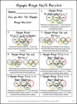 The Olympics may be coming to an end, but solving word problems never goes out of style. Try out these Olympic themed brain teasers!                                                                                                                                                     More Team Games For Adults, Olympic Idea, Olympics Activities, Test For Kids, Olympic Theme, Games For Adults, Solving Word Problems, Fun Math Games, Card Format