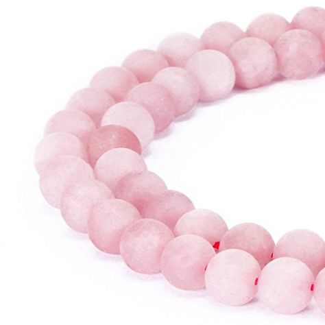 Gorgeous Natural Fushia Drusy Agate Gemstone Matte Round Loose Beads For Jewelry Making 8MM Rose Quartz -- Continue to the product at the image link. (This is an affiliate link) #BeadingJewelryMaking Natural Stone Beads, Rose Quartz Beads, Rose Quartz Stone, Rose Quartz Gemstone, Blue Lace Agate, Quartz Rose, Pink Quartz, Energy Crystals, Beading Supplies