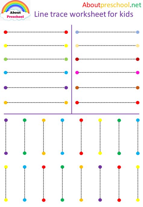 Preschool-Line Trace Worksheet For Kids-3 4 Line Preschool Activities, Lines Activity Preschool, Prewriting Lines Free Printables, Lines Worksheet Preschool, Prewriting Worksheets Free Printable, Line Tracing Worksheets Free Printables, I Am Worksheet, Tracing Lines Preschool Free Printable, Preschool Writing Activities