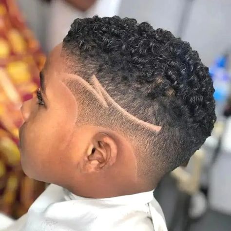 fade hair cut for black boys Kids Haircut Designs For Boys, Little Boy Haircut With Design, Black Boys Haircut Trendy, Black Boys Haircuts Kids Fade, Mexican Boy Haircut, Biracial Boys Haircut, Black Boy Haircut, Black Boys Haircuts Kids, Black Kids Haircuts