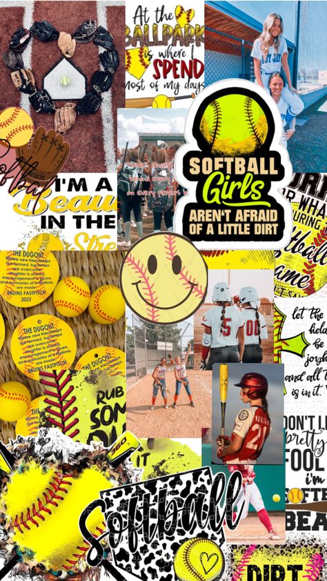 Softball Wallpapers, Softball Backgrounds, Cute Home Screen Wallpaper, Cute Home Screens, New Friendship, Softball, Wallpapers