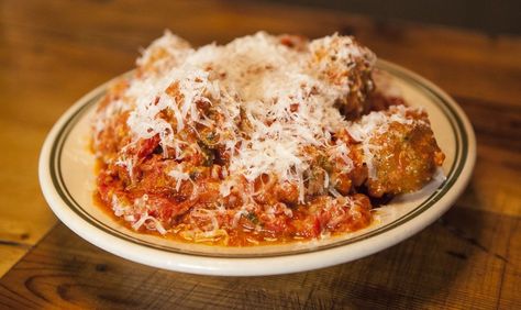 Beef and Mortadella Meatballs in Tomato Sauce Recipe Tomato Sauce For Meatballs, Perfect Meatballs, Tomato Sauce Recipe, Chicken Meatballs, Spaghetti And Meatballs, Meatball Recipes, Italian Dishes, Pasta Sauce, A Bowl