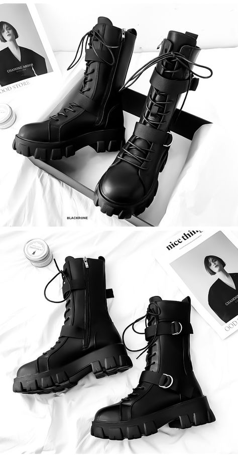 Cyberpunk Boots, Techwear Boots, Cyberpunk Shoes, Techwear Shoes, Womens Biker Boots, Gents Shoes, Black Outfit Men, Fashion Shoes Boots, Futuristic Fashion