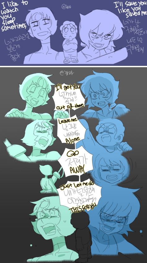 Pearl and Lapis lazuli Pearl X Lapis, Su Pearl, Pearl Steven Universe, Pearl Steven, Steven Universe Memes, Steven Universe Funny, Steven Universe Characters, Steven Universe Comic, Steven Universe Gem