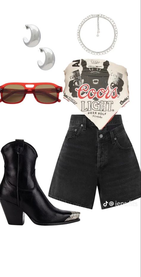 Stampede Outfit, Concert Outfit Summer, Nashville Outfits, Western Style Outfits, Western Outfits Women, Country Concert Outfit, Cowgirl Outfits, Summer Fashion Outfits, Country Outfits