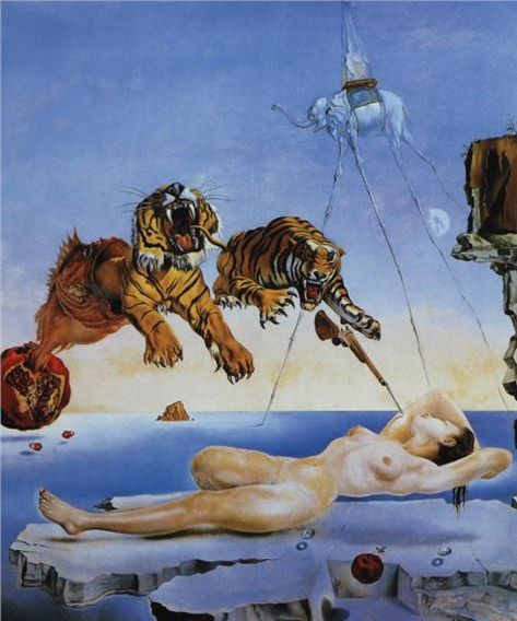 Salvador Dalí | THe Awakening | MutualArt Dali Artwork, Salvador Dali Paintings, Art Mini Toile, Salvador Dali Art, Dali Paintings, Dali Art, Istoria Artei, Art Movements, Max Ernst