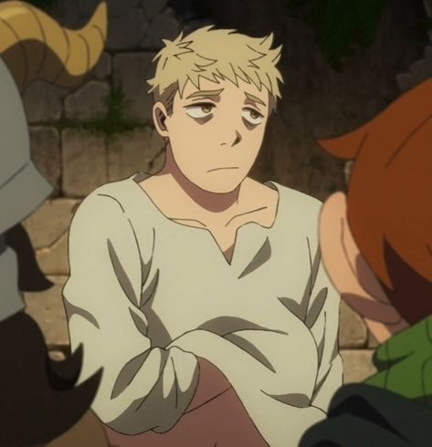 Laios Touden, Dungeon Anime, Monster Food, Delicious In Dungeon, Dungeon Meshi, Anime Dad, Handsome Anime Guys, Handsome Anime, Reaction Pictures