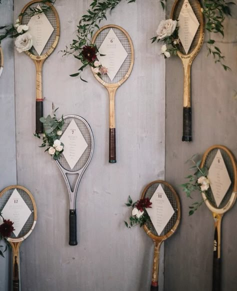 Tennis Wedding, Tennis Party Decorations, Sports Themed Wedding, Book Centerpieces, Book Themed Wedding, Tennis Party, Sports Wedding, Bridal Shower Inspiration, Bachelorette Party Planning