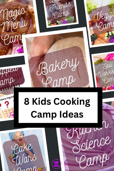 kids cooking camp ideas, kids cooking camp ideas for summer, summer kids cooking ideas, activities for kids, Summer Camp Food Ideas For Kids, Cooking Camp For Kids, Kids Cooking Class Ideas, Kids Cooking Club, Summer Break Ideas, Kids Camp Ideas, Teaching Kitchen, Kids Cooking Activities, Kids Summer Camp