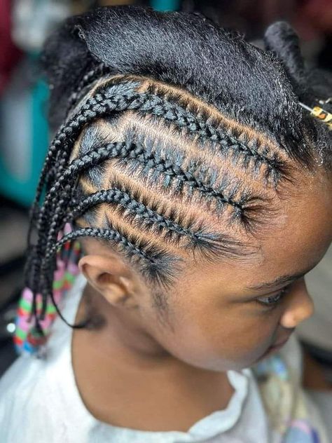 Cornrow Braids With Heart, Braided To The Scalp Hairstyles, Scalp Hairstyles, Braids With Heart, First Day In School, Black Women Protective Styles, School Braids, Braids Inspiration, Hairstyles Box Braids