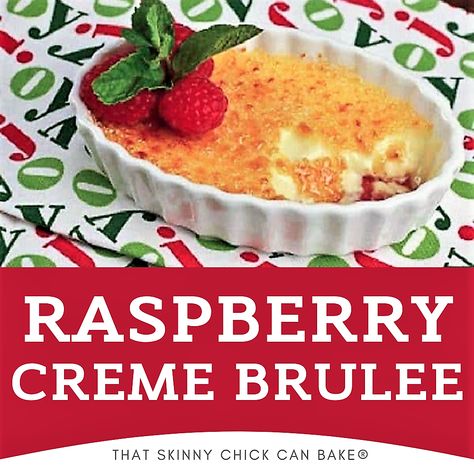 Raspberry Creme Brulee, White Chocolate Creme Brulee, Raspberry Sauce Recipe, Chocolate Creme Brulee, Cream Brulee, Creme Brulee Recipe, Brulee Recipe, Custard Desserts, Chocolate Creme