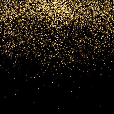 Gold glitter particles background effect | Premium Vector #Freepik #vector #glitter #sparkle #shine #spark Gold Sparkle Aesthetic, Golden Background Gold Glitter, Black And Gold Glitter Background, Gold Shimmer Background, Spark Effect, Gold Sparkle Background, Glittering Background, Background Shine, Shimmer Aesthetic